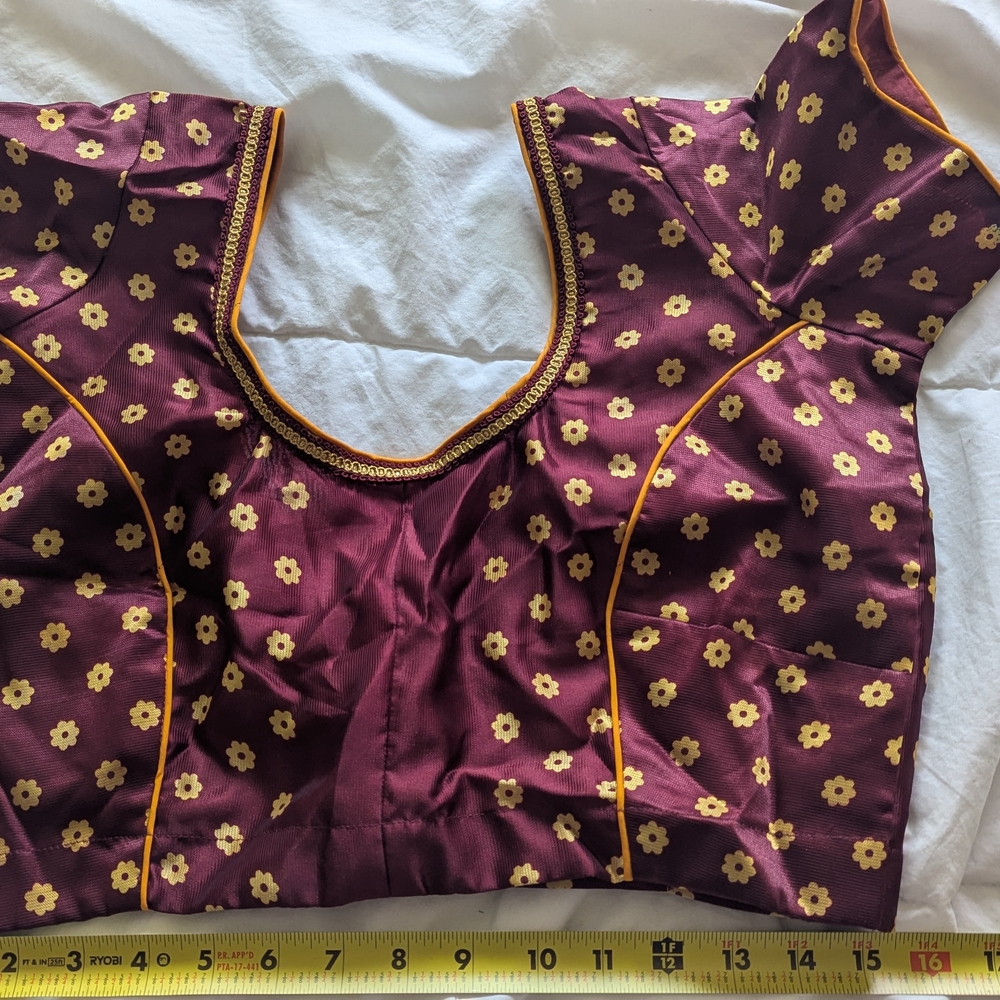 Floral Maroon Women's Top